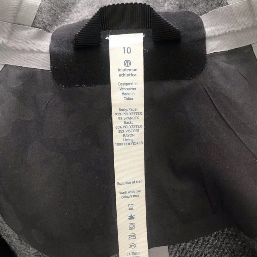 Lululemon Rain or Shine Convertible Long Short Jacket Rare EUC - Picture 9 of 12